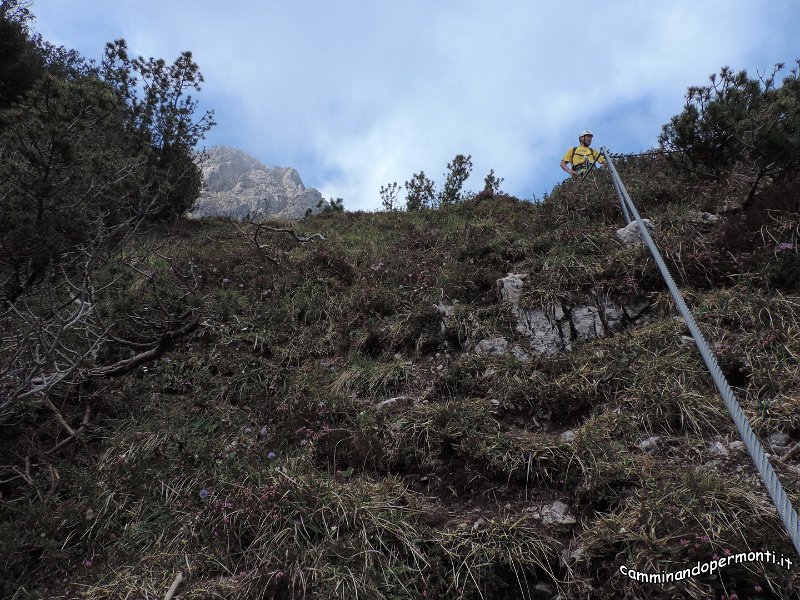 20 Ferrata MAURIZIO Anticima est Monte Alben.JPG -           